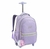 Mochilete Juvenil 18“ Unicornio Bordado Denlex JT1559 -  Mala & Cuia