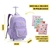 Mochila Carrinho Juvenil 19“ Just Corrente Denlex -  Mala & Cuia