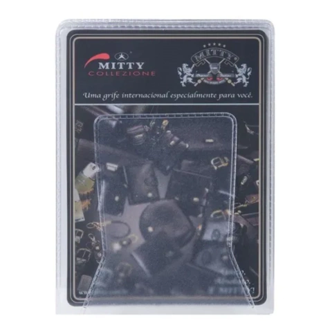 Refil De Carteira Plastico Mitty Resistente transparente