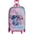 Mala Infantil Stitch e Angel EVA Roda Tripla MaxToy 3857dm24