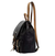 Mochila Feminina WJ Com Tampa Preta/Camel 045726 -  Mala & Cuia
