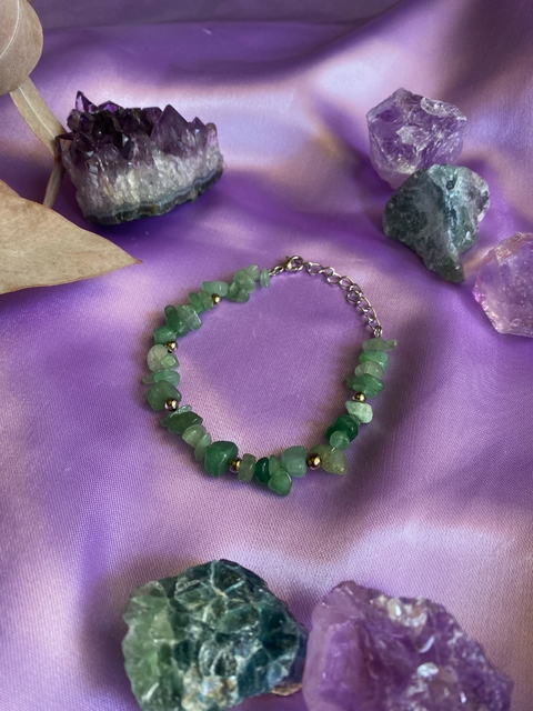 Pulsera Aura - Cuarzo Verde