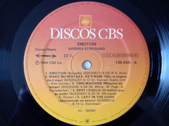 Barbra Streisand - Emotions na internet