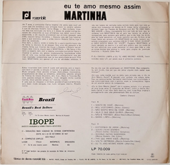Martinha - Eu Te Amo Mesmo Assim - comprar online