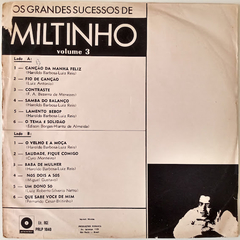 Miltinho - Os Grandes Sucessos De Miltinho Volume 3 - comprar online