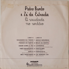 Pedro Bento & Zé Da Estrada - A Saudade No Sertão - comprar online