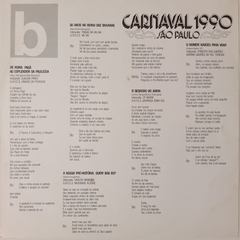 Coletânea - Samba Enredo Das Escolas De Samba Do Grupo Especial De Sao Paulo - Carnaval 1990 - Discos The Vinil