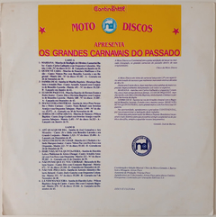 Coletânea - Os Grandes Carnavais Do Passado Vol. 1 - loja online