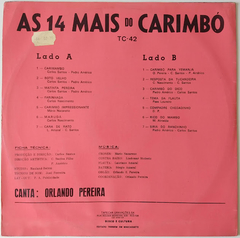 Orlando Pereira - As 14 Mais Do Carimbó - comprar online