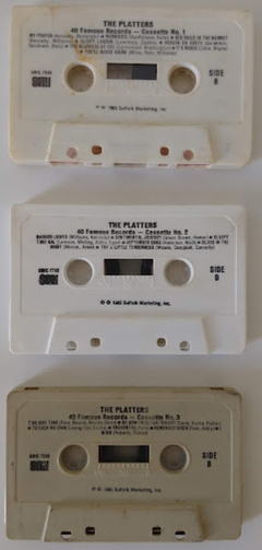 The Platters – 40 Famous Records - Collector's Treasury - Cassetes 1, 2 e 3 - Discos The Vinil