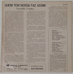 Geraldo Cunha - Quem Tem Bossa Faz Assim - comprar online