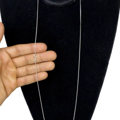 Corrente Grumet 1mm 70cm - Jc Pratas