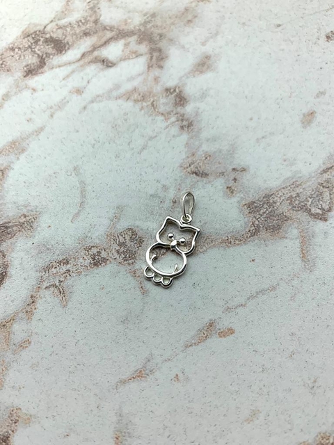 Pingente Coruja Vazado