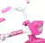 Imagem do Bicicleta Aro 12 Infantil Com Cestinha e Rodinha Cor Rosa Arco Iris W