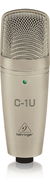 Microfone Condensador Behringer C-1u Usb Cardióide Dourado