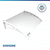 Toldo Policarbonato Alveolar Win Home 1,5 Metros X 1m Branco/Cristal na internet