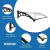 Toldo Policarbonato Alveolar Win Home 1,5 Metros X 1m Preto/Cristal - loja online