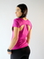 Blusa com recorte fucsia - comprar online