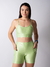 Conjunto short bolso canelado pistache - comprar online