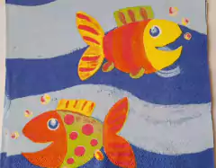 Servilleta Decoupage "Pecesitos" INF 1