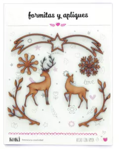 Kit Formitas Laser ¨Navidad ¨ x 7 pz , Cód: 035 . KK