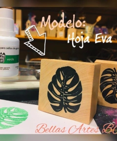 Sello Madera GR ¨ Hoja Eva ¨ . Ponte Rey - comprar online