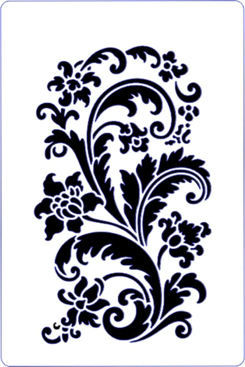 Stencil ¨ Flor Arabesca ¨ 20x30 cm STE53 .TTS