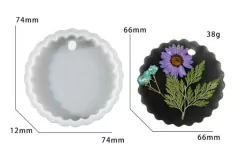 Set Moldes Resina x 4 u Individuales ¨ Corazon ¨ #5S5 , CL - comprar online