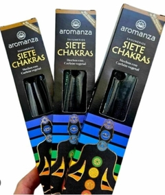 Sahumerio Importado ¨ SIETE CHAKRAS ¨ Aromanza