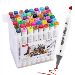 Pack Plástica c/ Marcadores Artísticos Doble Punta x 18 u . Weibo - comprar online
