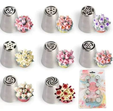 Set x 8 Picos Metalicos #2024 , CL