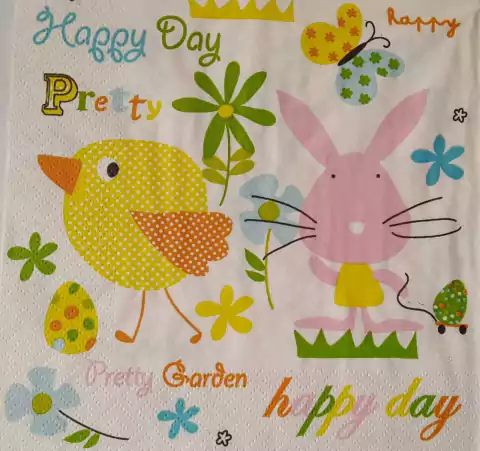 Servilleta Decoupage ¨Infantil¨ Cód: INF 49