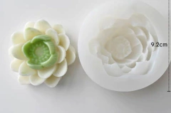 Molde Silicona Flex Vela ¨ Flor Loto Gde ¨ #2T7 . CL - comprar online