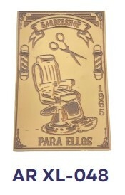 Sello BR ¨ Barberia ¨ Cód: ARXL048 , A . Laser