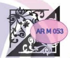 Sellos ALTO y BAJO Relieve Set x 2 u ¨Esquineros¨ Cód: ARM053 , A . Laser
