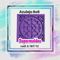 Molde de Silicona ¨Azulejo¨ Cod: 3187.12
