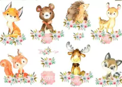 Lamina de seda 50 x 70 , Cód: BOHO 9 , Shabby Chic