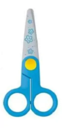 Tijera Plástica Segurity Kidi KuT ¨ Celeste ¨ x 12 cm . Maped