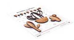 Kit formitas x 12 cortes ¨Fiesta Cactus¨ Cod: 048 . KOKI - comprar online