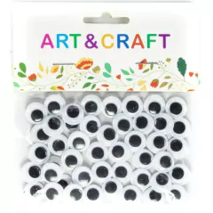 Bolsa Ojos Plasticos Moviles x 50 u Cód: 215 . Art Craft - comprar online