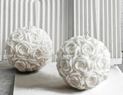 Molde Silicona Vela Topario ¨ Rosas Rococo ¨ M # H7 , CL en internet