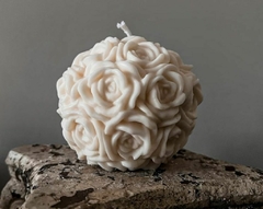 Molde Silicona Vela Topario ¨ Rosas Rococo ¨ G #L10 , CL