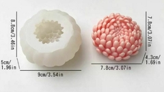 Molde Silicona Vela ¨ Crisantemo ¨ #2R7 , CL - tienda online
