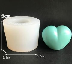 Molde Silicona Flex Velas ¨ Corazon ¨ #2A7 , CL - Bellas Artes BA