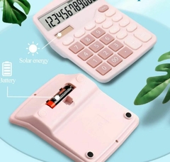 Calculadora Escritorio Celeste Pastel , Cod: DX837 , Dexin CL - tienda online