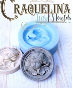 Molde de Silicona ¨Carita de Angel¨ Craquelina.