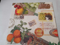 Servilletas Importadas ¨Frutas¨ Cod. CC41