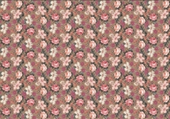 Lamina de Seda, ¨ Flores ¨ Cód: CRAFT4E , Shabby Chic