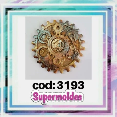 Molde de Silicona ¨Engranaje¨ Cod: 3193
