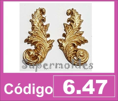 Molde de Silicona ¨Molduras x 2¨ Cod: 6.47